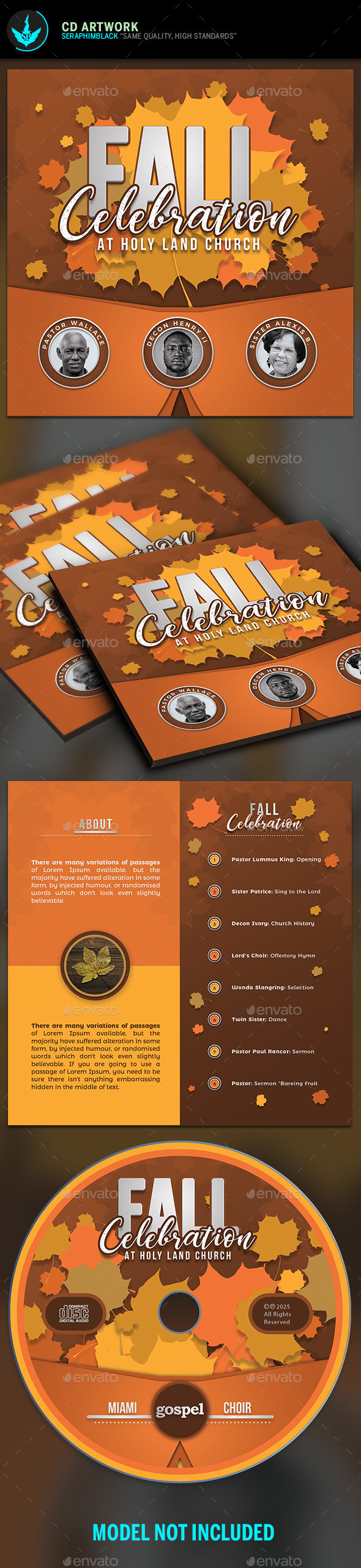 GraphicRiver Fall Celebration CD Artwork Template 20882739 GraphicRiver Fall Celebration CD Artwork Template 20882739