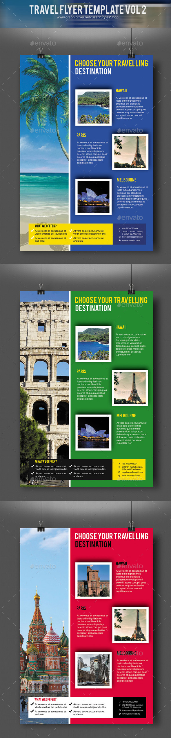 Travel Flyer Template Vol 2 - Holidays Events