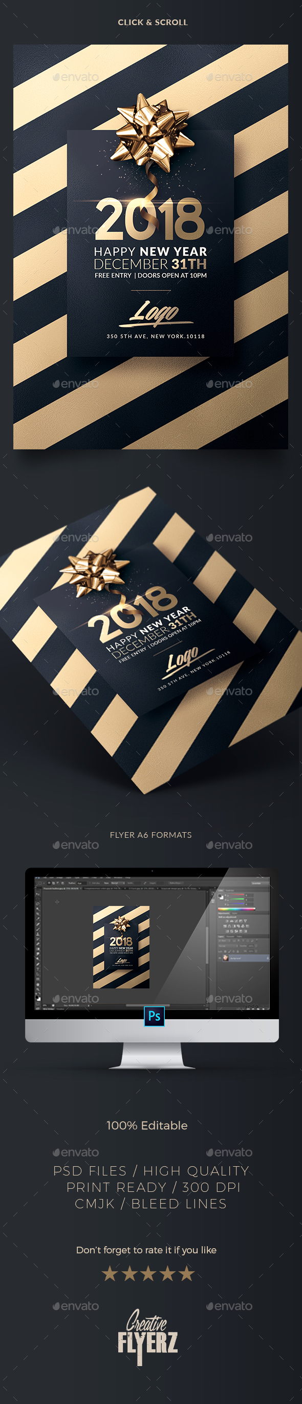GraphicRiver New Year Invitation Template 20883030