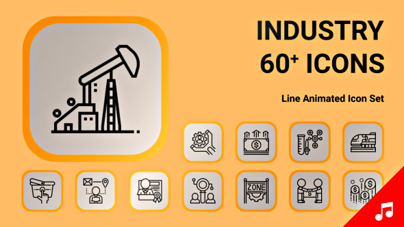 Chemical Industry Icons