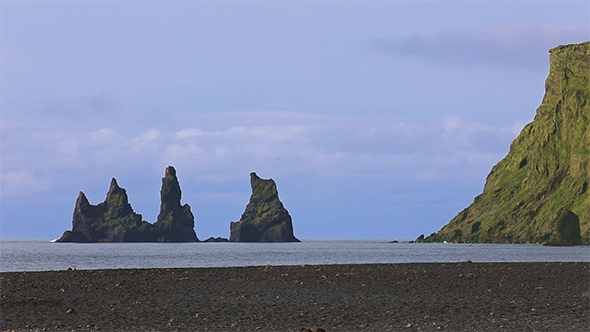 The Basalt Sea Stacks Reynisdrangar