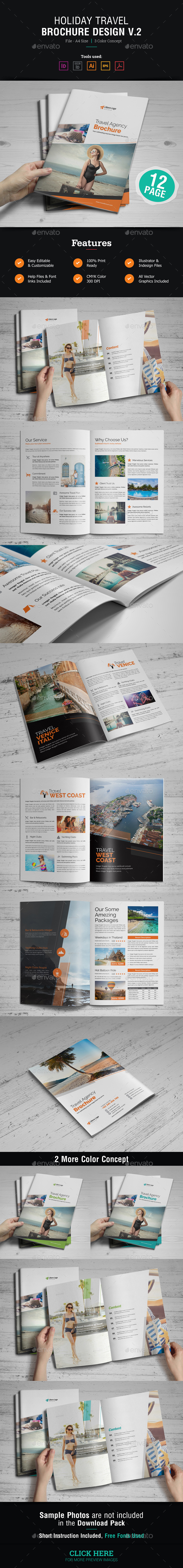 GraphicRiver Holiday Travel Brochure Design v2 20884216 GraphicRiver Holiday Travel Brochure Design v2 20884216