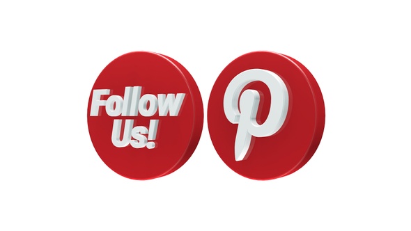 3D Follow Us Pinterest Icon alt