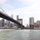 Jet Skis and East River Ferry Under Brooklyn Bridge - VideoHive Item for Sale