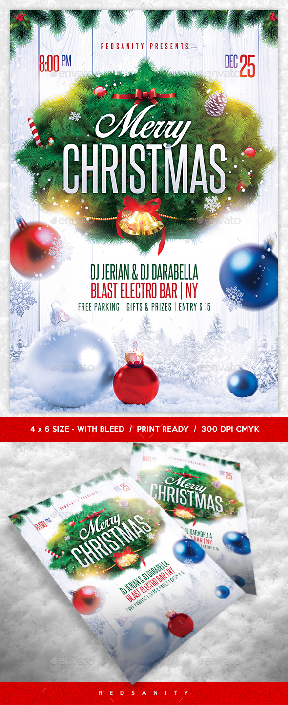 Christmas Flyer - Clubs & Parties Events