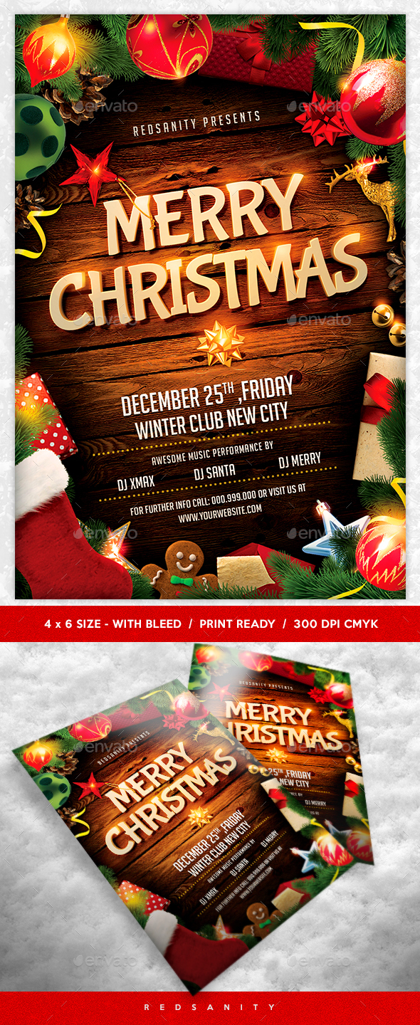 Christmas Flyer - Holidays Events
