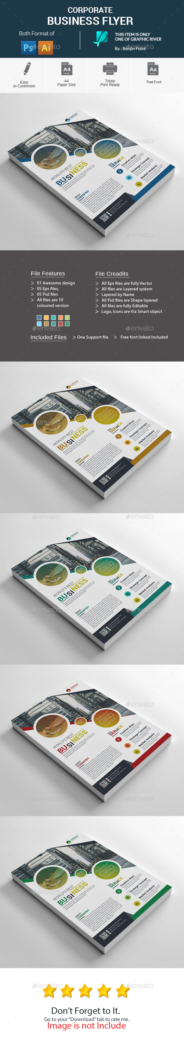 GraphicRiver Corporate Business Flyer 20889042