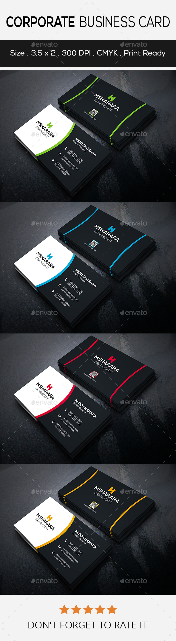 GraphicRiver Corporate Business Card 20890595