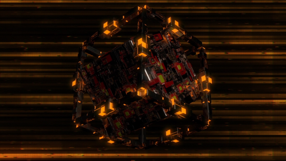 Techno Cube VJ Loop alt