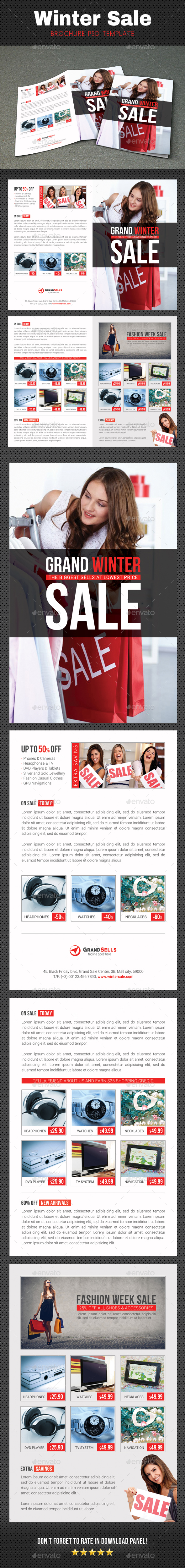 Winter Sale Brochure - Brochures Print Templates