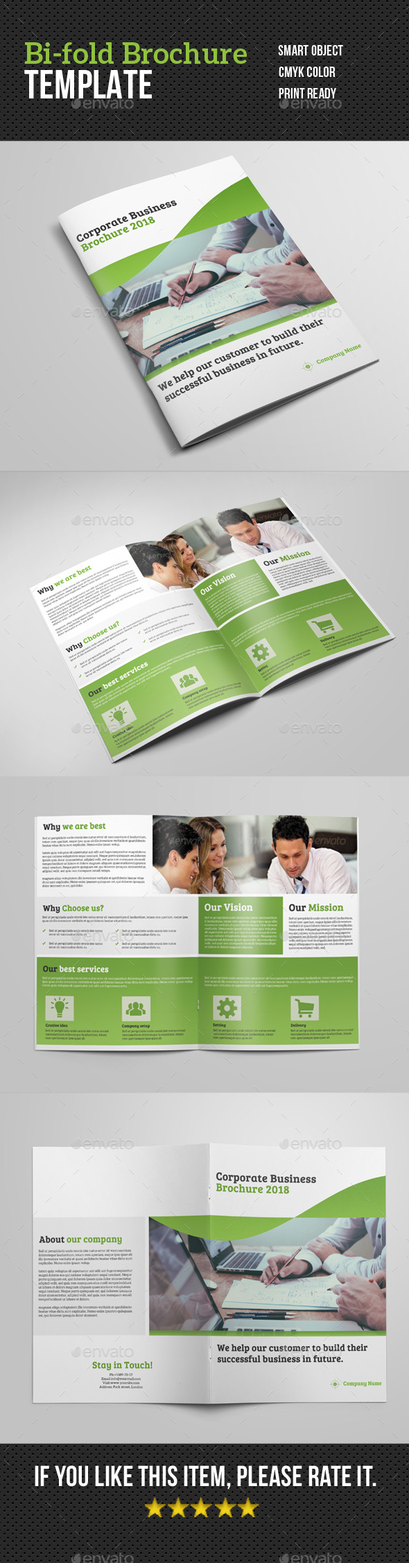 GraphicRiver Corporate Bi-fold Brochure 20891404 GraphicRiver Corporate Bi-fold Brochure 20891404