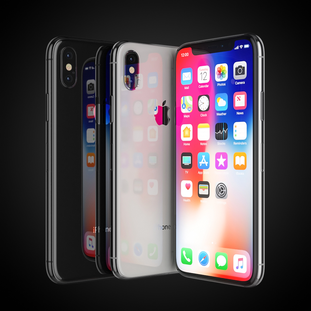 Apple iPhone X All colors by madMIX_X | 3DOcean