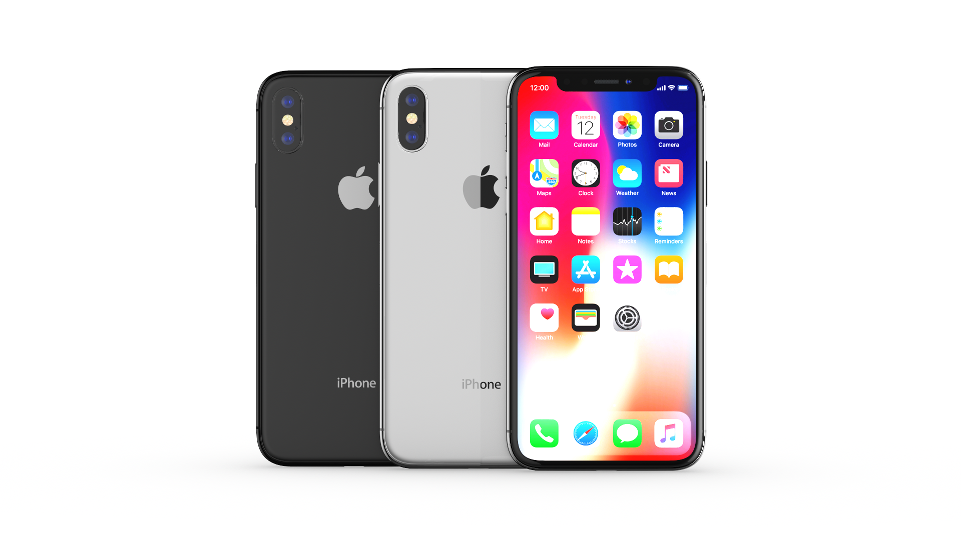 Apple iPhone X All colors by madMIX_X | 3DOcean