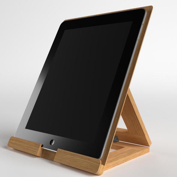 Tablet on desktop stand - 3DOcean Item for Sale