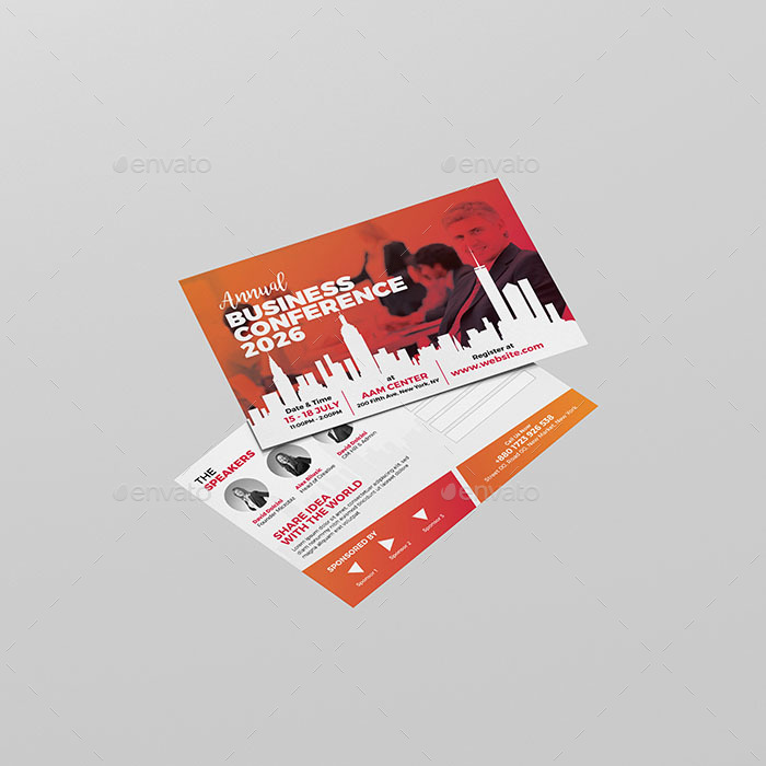 event postcard