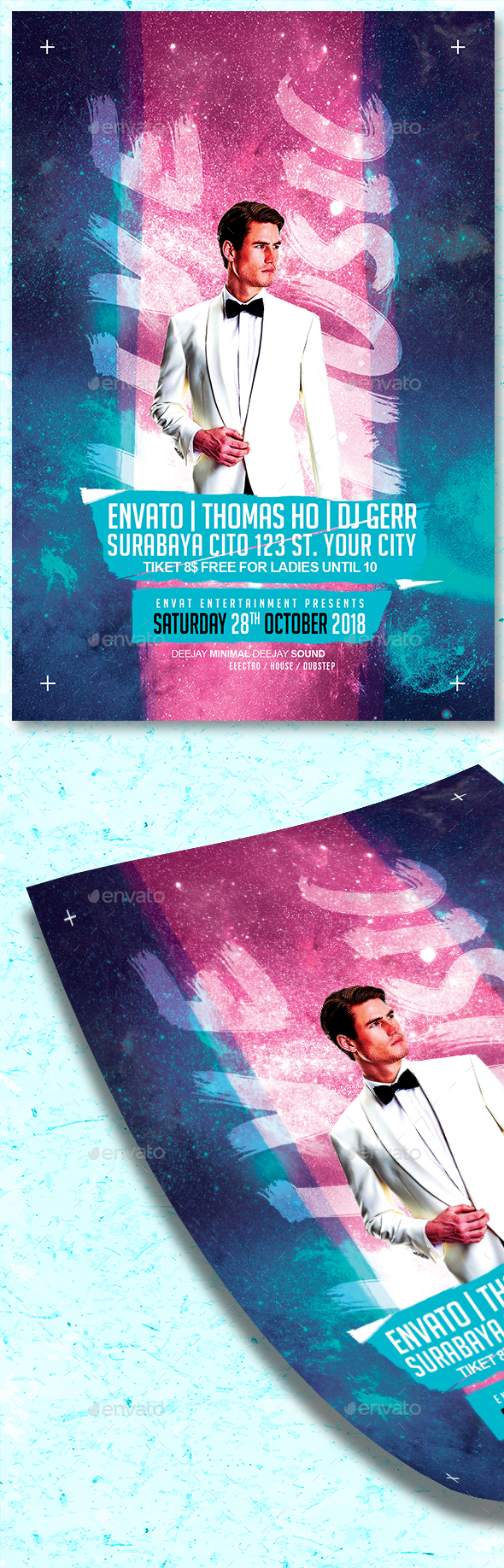 GraphicRiver Live Music Flyer 20893532 GraphicRiver Live Music Flyer 20893532