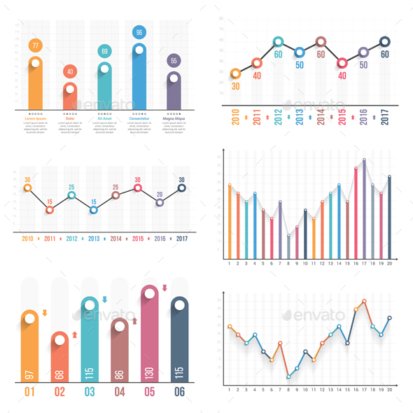 GraphicRiver Bar and Line Charts 20871565 GraphicRiver Bar and Line Charts 20871565