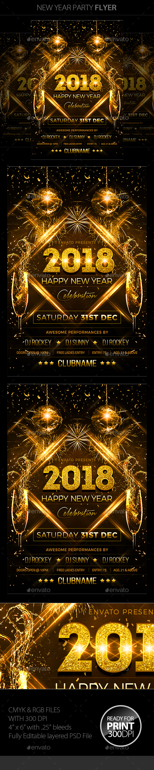 New Year Party Flyer