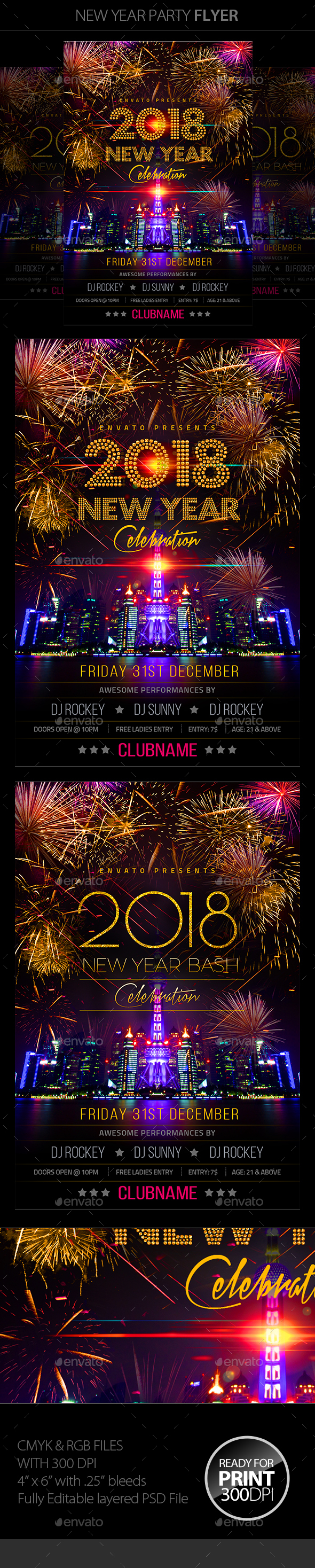New Year Party - Clubs & Parties Events