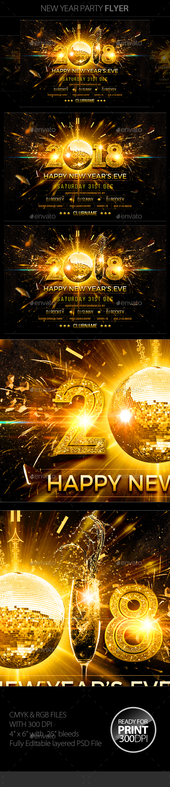 New Year Bash Party - Clubs & Parties Events