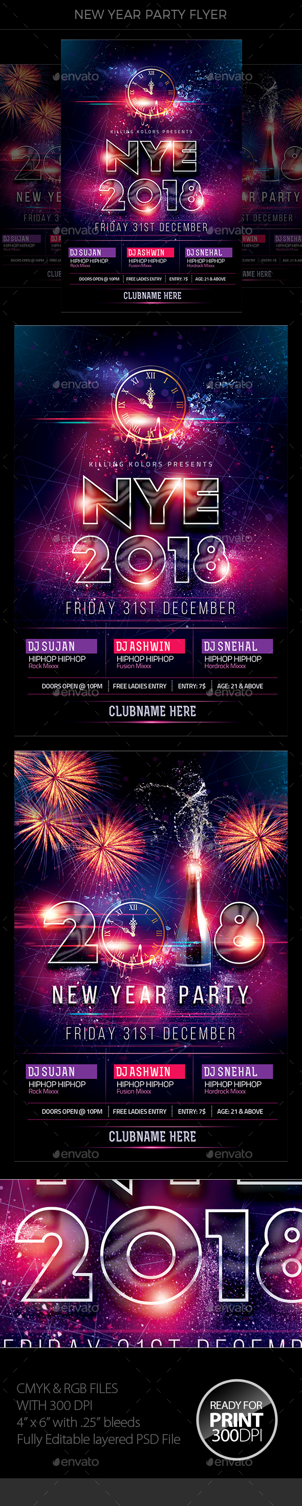 New Year Party Flyer