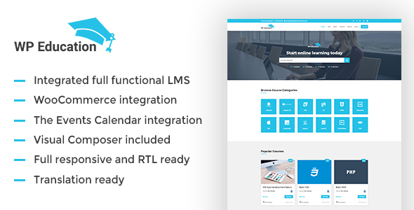 WP Education – The Ultimate Education WordPress Theme - Education WordPress