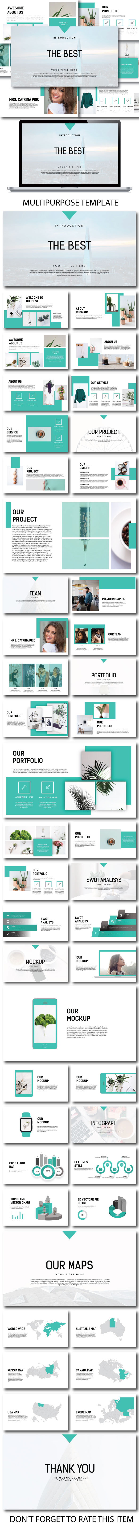 The Best - Creative Google Slide - PowerPoint Templates Presentation Templates