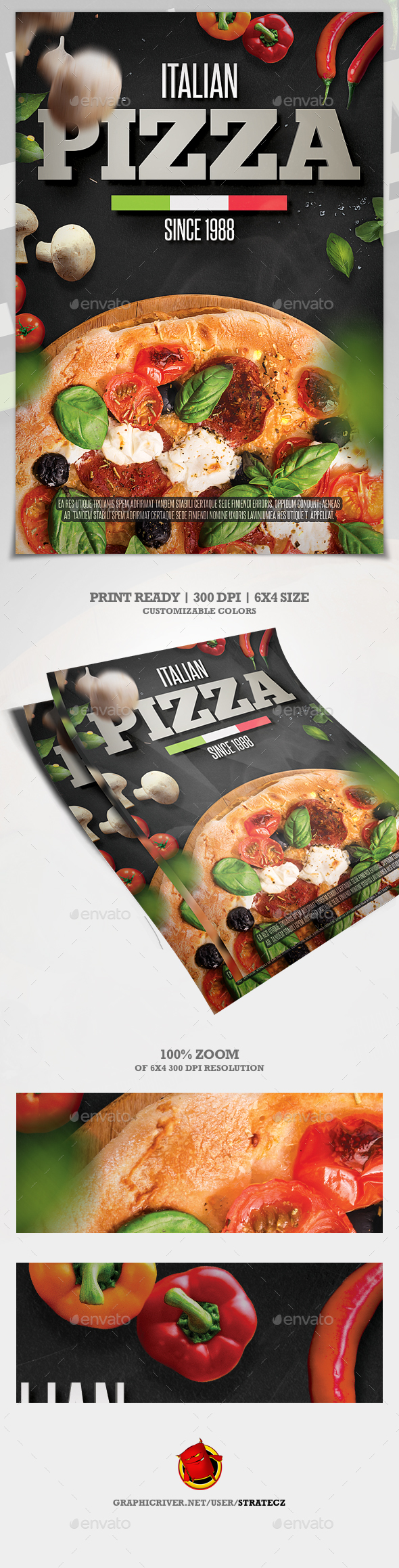 Pizza Flyer / Pizza Menu