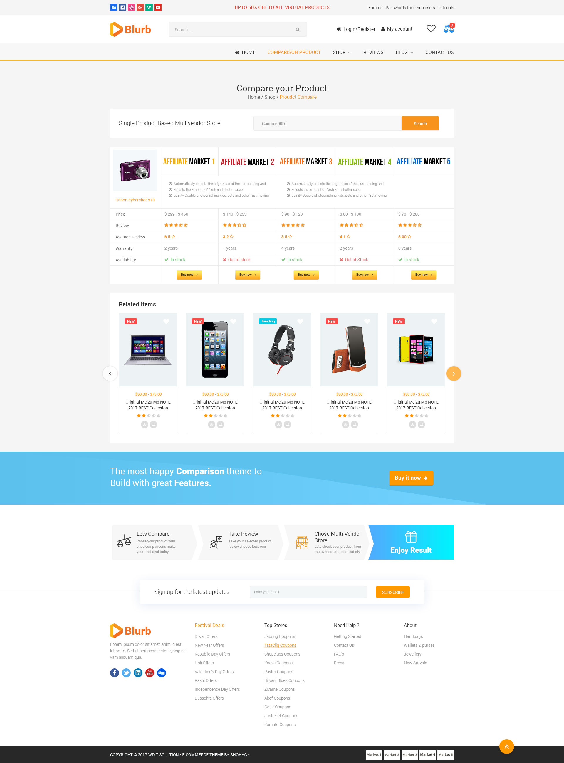 Blurb Price Comparison Affiliate Website Multi Vendor And Blurb Price Comparison Affiliate Website Multi Vendor And Product Review Psd Template
