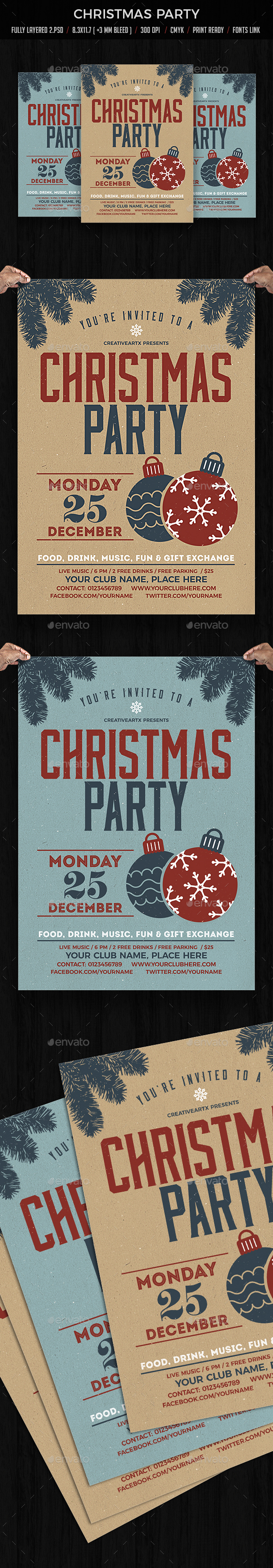 Christmas Party - Events Flyers