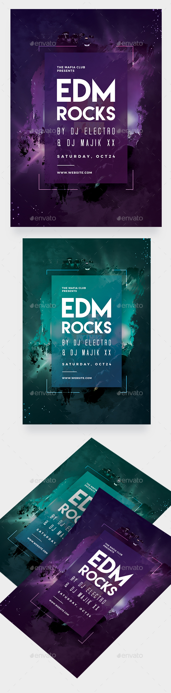 GraphicRiver EDM Party Flyer 20897426 GraphicRiver EDM Party Flyer 20897426