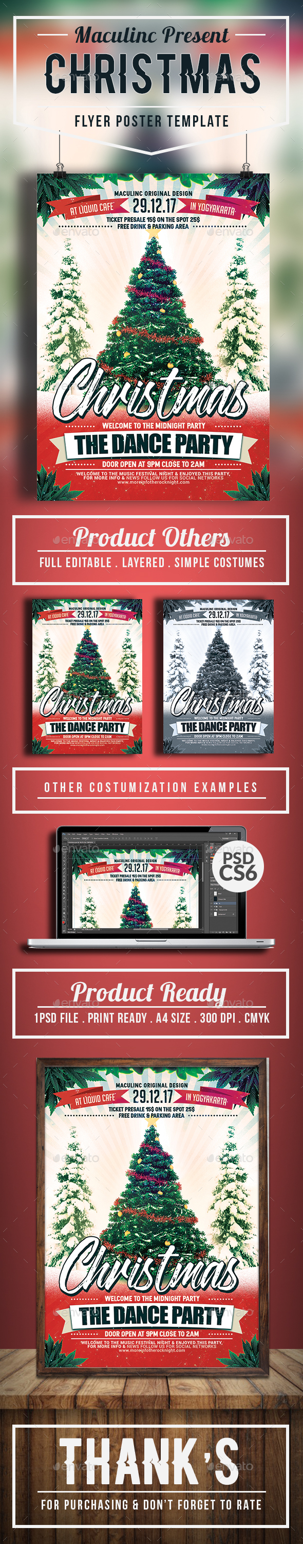 GraphicRiver Merry Christmas Flyer Poster Vol.2 20897922