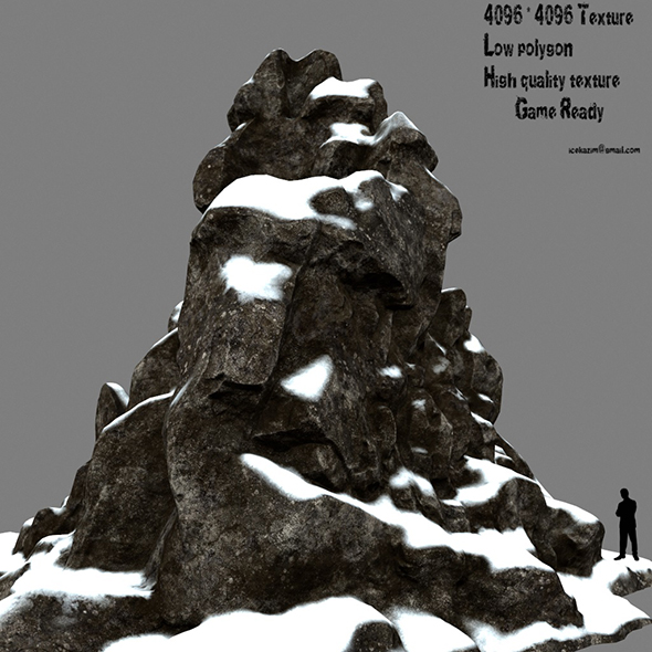 snow rock - 3Docean 20898379