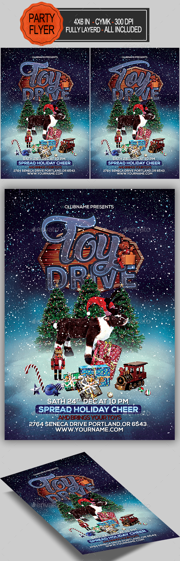 GraphicRiver Toy Drive Flyer 20899678