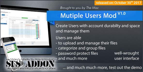 CodeCanyon Multiple Users Mod A Simple File Sharer Module Addon 20899893 CodeCanyon Multiple Users Mod A Simple File Sharer Module Addon 20899893