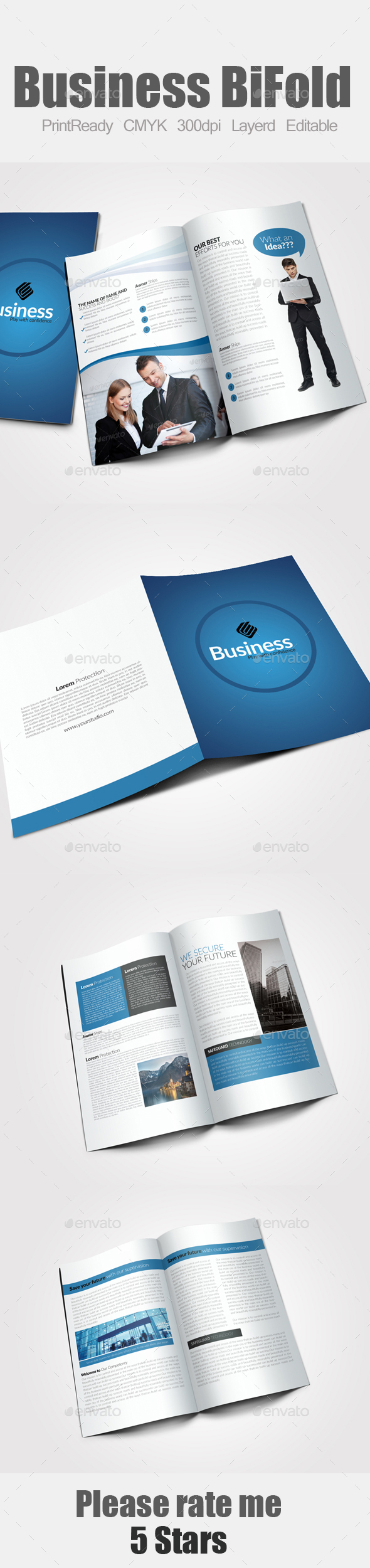 8 Pages Business Bifold Brochure - Brochures Print Templates