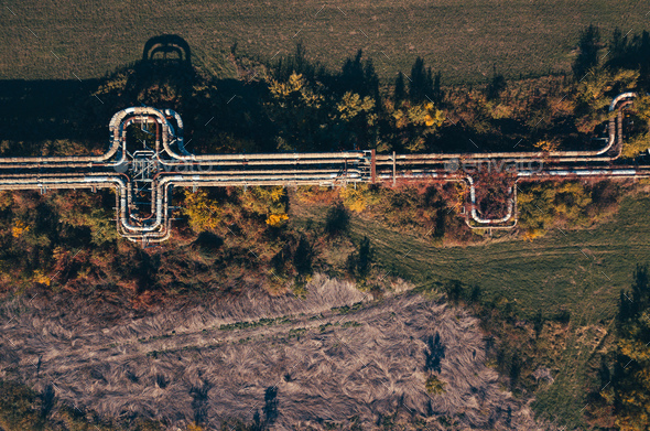 Industrial pipeline - Stock Photo - Images
