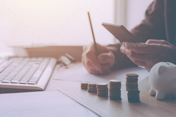 Home budget calculation - Stock Photo - Images