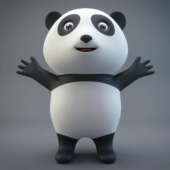Cartoon Panda - 3Docean 20901722