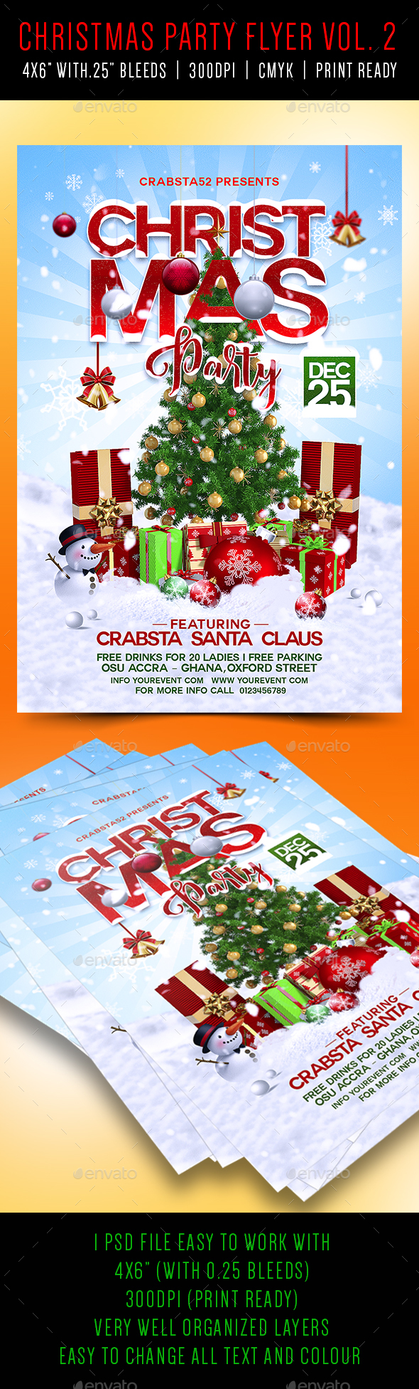 Christmas Party Flyer Vol 2