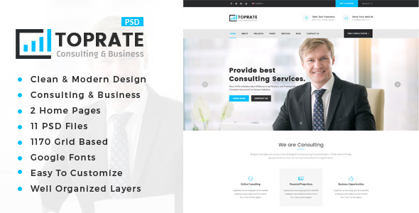 TopRate : Consulting - ThemeForest 20901779