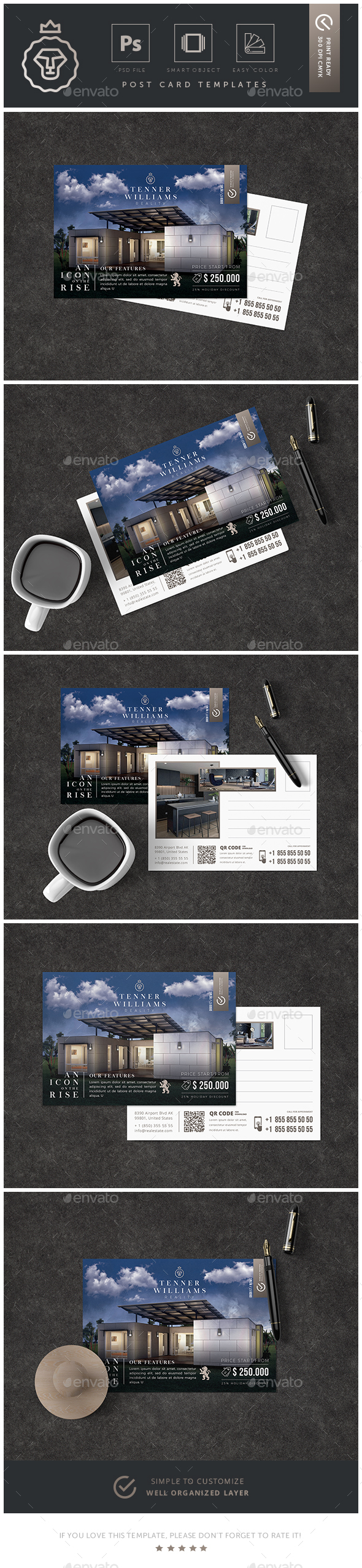 GraphicRiver Real Estate Post Card Template 20903057 GraphicRiver Real Estate Post Card Template 20903057