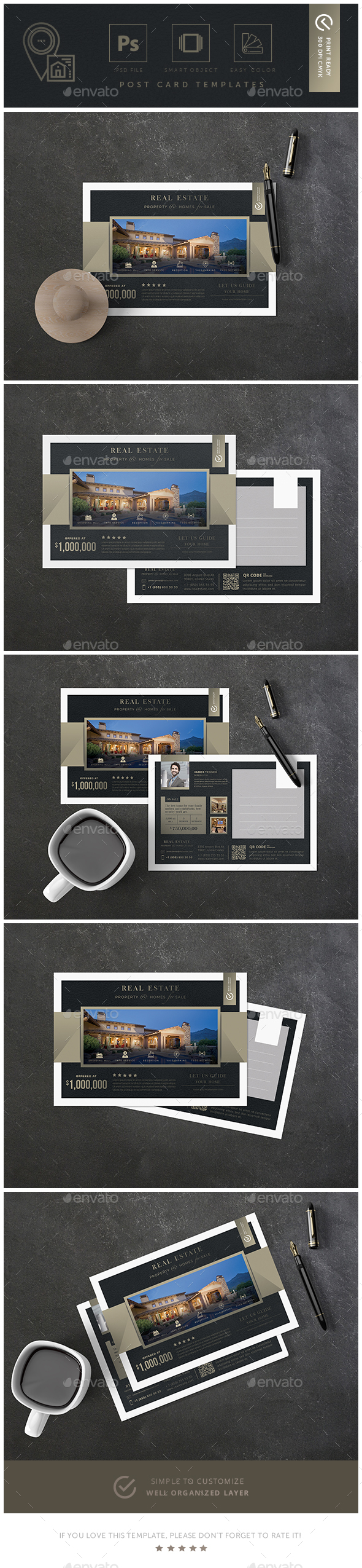 GraphicRiver Realty Real Estate Post Card Templates 20903272 GraphicRiver Realty Real Estate Post Card Templates 20903272