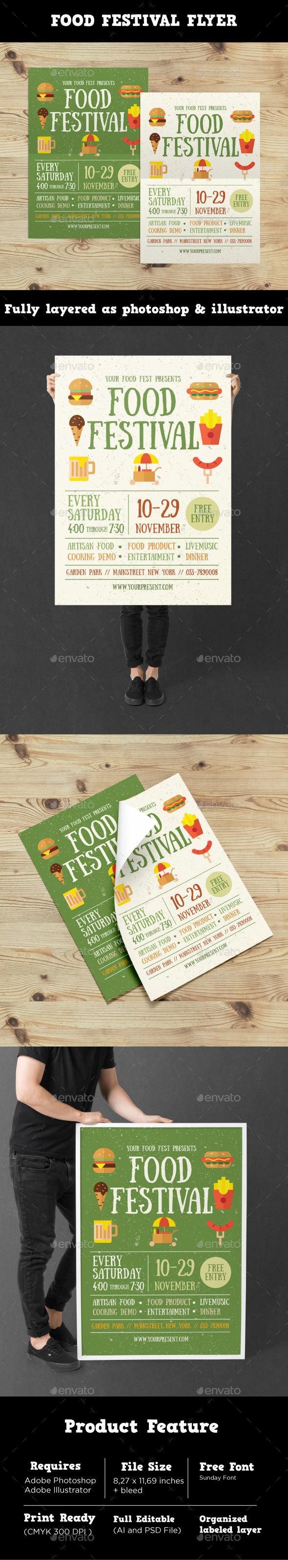 Food Festival Flyer