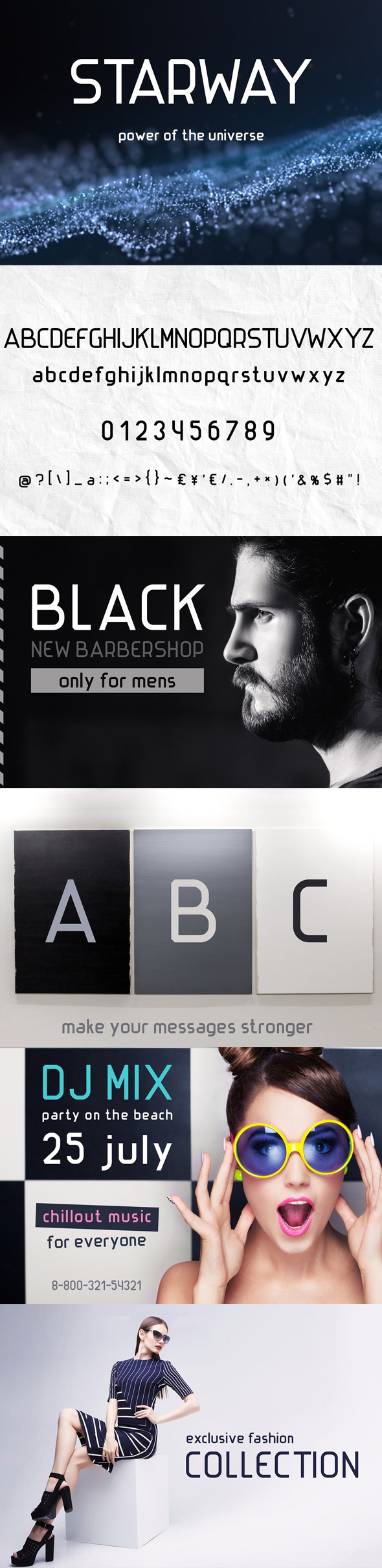 STARWAY — Strict and Stylish Font - Sans-Serif Fonts