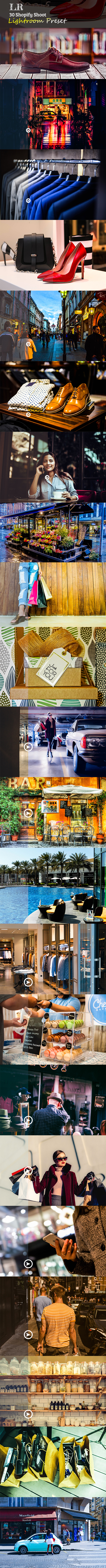 30 Shopify Shoot Lightroom Presets pack - Lightroom Presets Add-ons