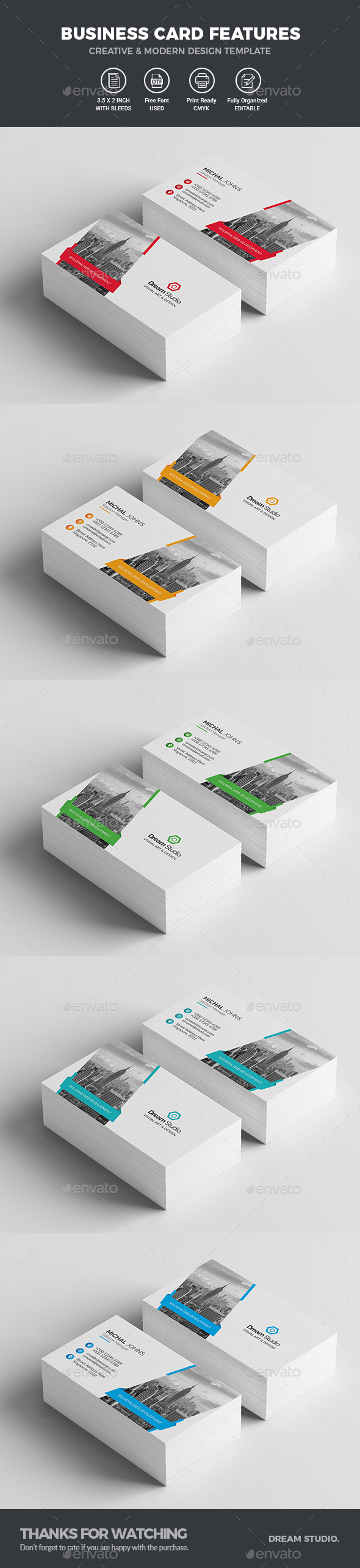 GraphicRiver Business Cards 20904617