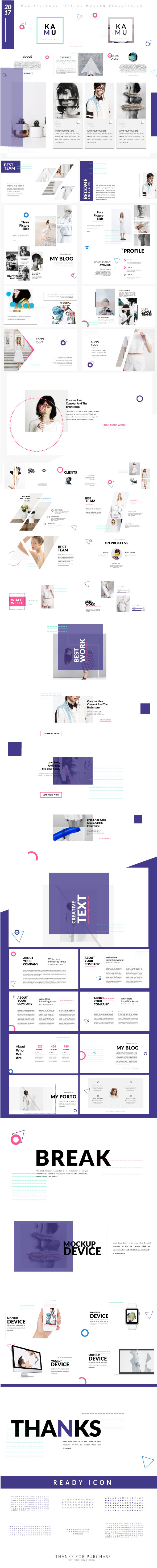Kamu - Google Slide Template - Google Slides Presentation Templates