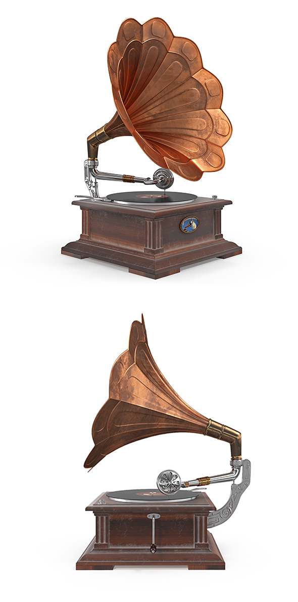 Old classical phonograph - 3Docean 20906000