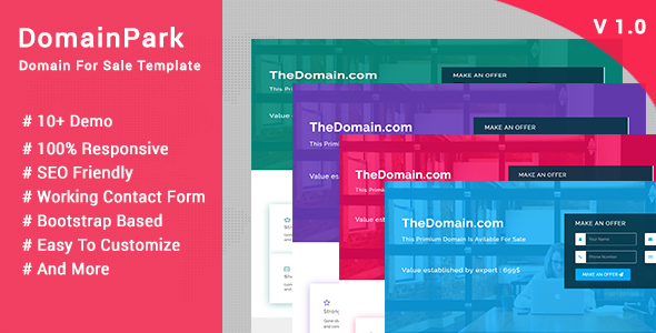 Fabulous DomainPark - Domain For Sale Template